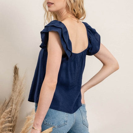 SWEETHEART NECKLINE TOP
