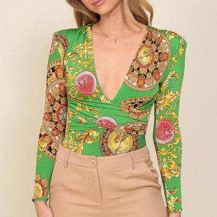 Venezia long sleeve bodysuit