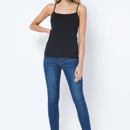 Essential Stretch Cotton Cami Tank