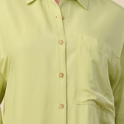 BASIC COLLARED BUTTON DOWN LONG SLEEVES SHIRTS
