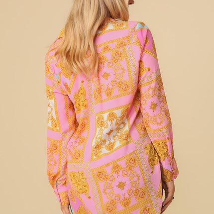 Chiffon Print Blouse