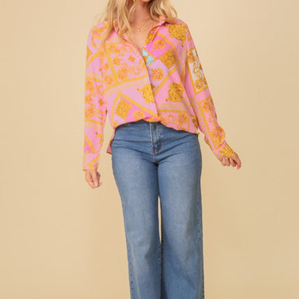 Chiffon Print Blouse