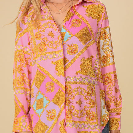 Chiffon Print Blouse