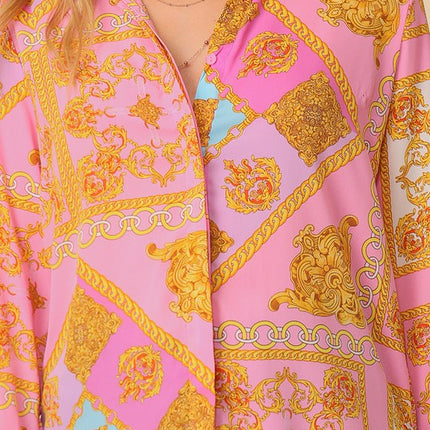 Chiffon Print Blouse