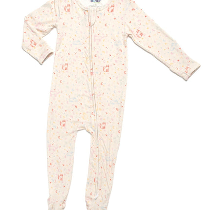 Virgo Bamboo Zipper Footie