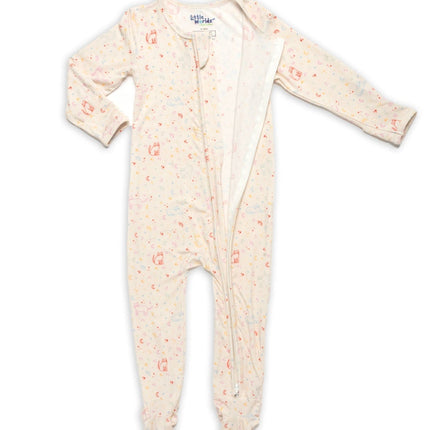 Virgo Bamboo Zipper Footie