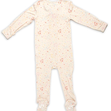 Virgo Bamboo Zipper Footie
