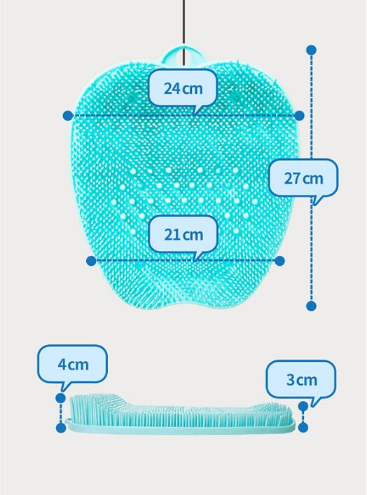 Women Shower Foot Massager Scrubber Cleaner