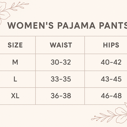 Womens Floral plush soft pajama pants 3 pack assorted styles