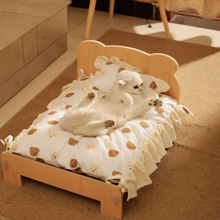 Trendy Foldable Wooden Pet Bed