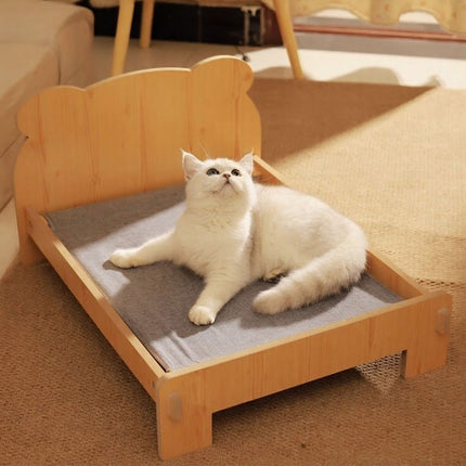 Trendy Foldable Wooden Pet Bed